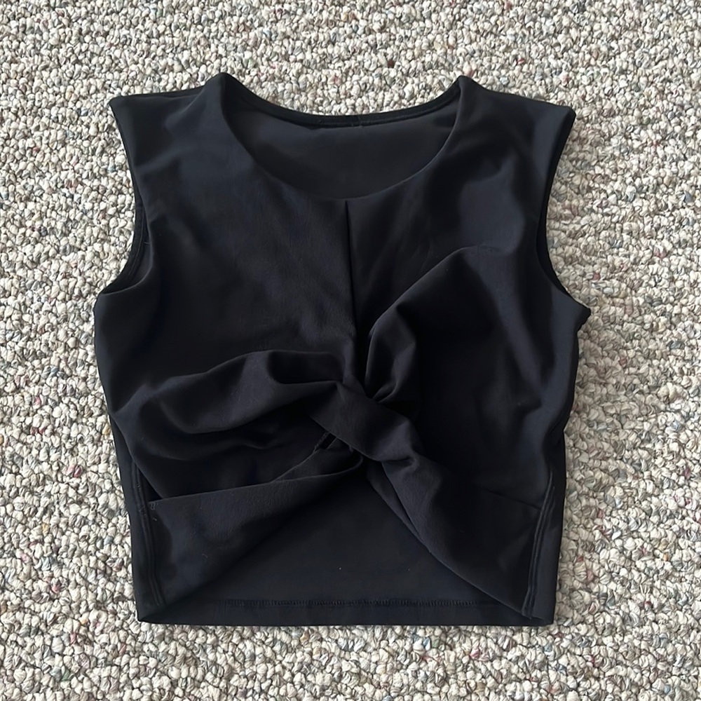 Cropped Athletic Tank Top